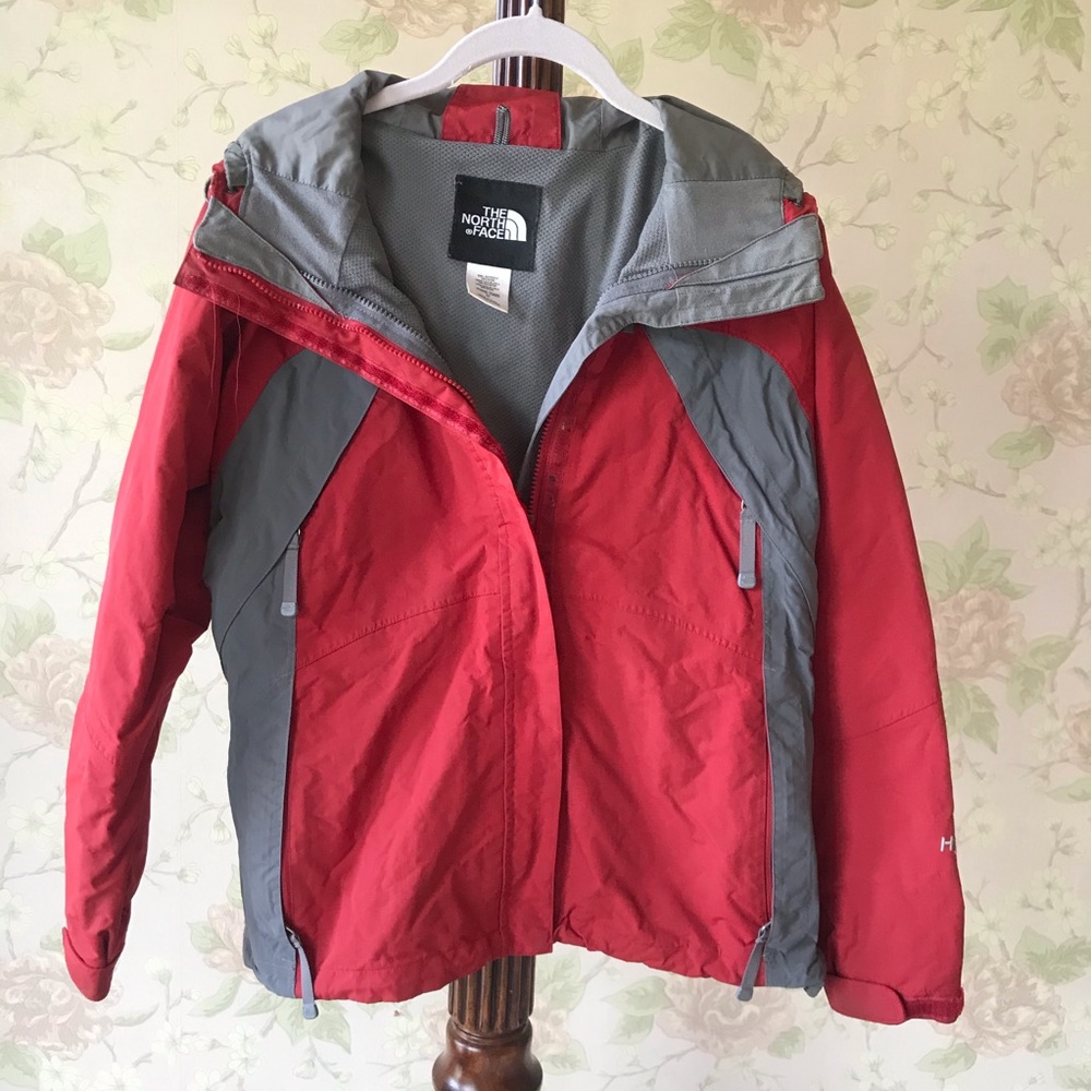 Red and Gray Ski Coat from The North Face